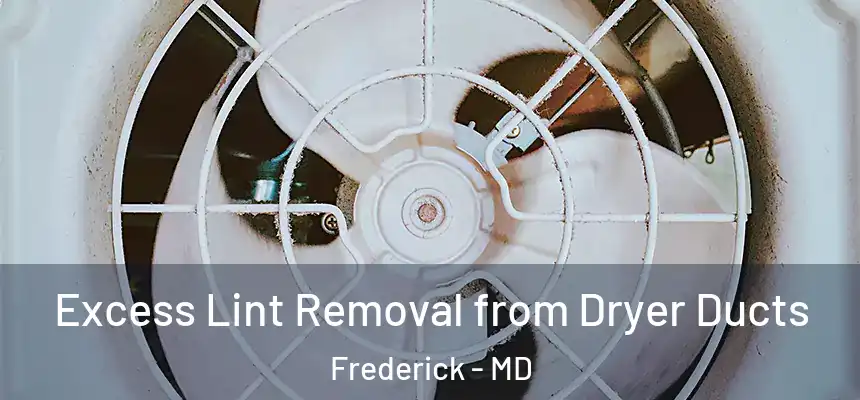  Excess Lint Removal from Dryer Ducts Frederick - MD